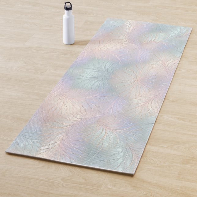 Modern Abstract Iridescent Yoga Mat (In Situ)