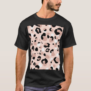 Modern Abstract Leopard Animal Print T-Shirt