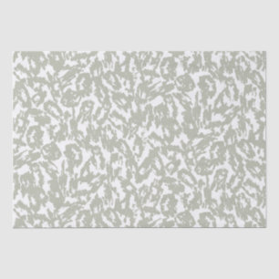 Modern Abstract Light Sage Leopard Print Animal Tissue Paper