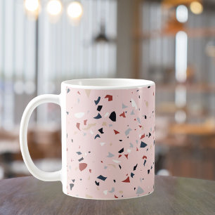 Modern Abstract Mid Century Terrazzo Pattern Coffee Mug