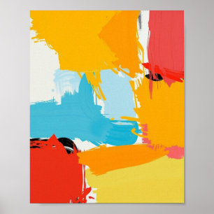 Modern Abstract Minimal Line Art Poster