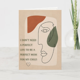 Modern Abstract Mother’s Day Card For Mum
