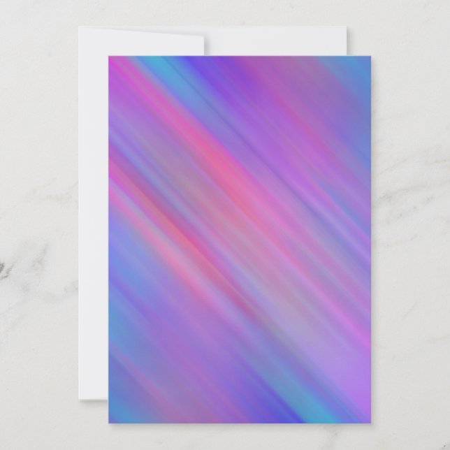 Modern Abstract Motion Blank Card (Front)