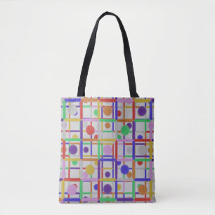 Modern Abstract Multi-coloured Tote Bag