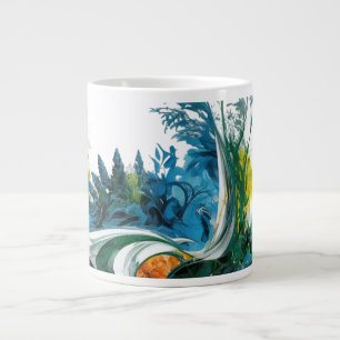 Modern Abstract Nature Shapes – Specialty Jumbo Large Coffee Mug
