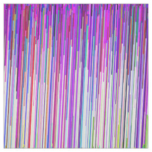 Modern abstract neon pink purple stripes fabric