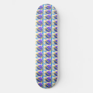 Modern Abstract Paint Splash Skateboard