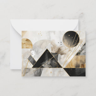 Modern abstract painted background card