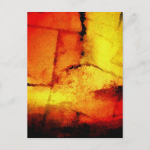 Modern Abstract Painting Art Postcard