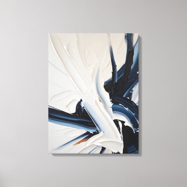 Modern Abstract Painting Canvas Print (Front)