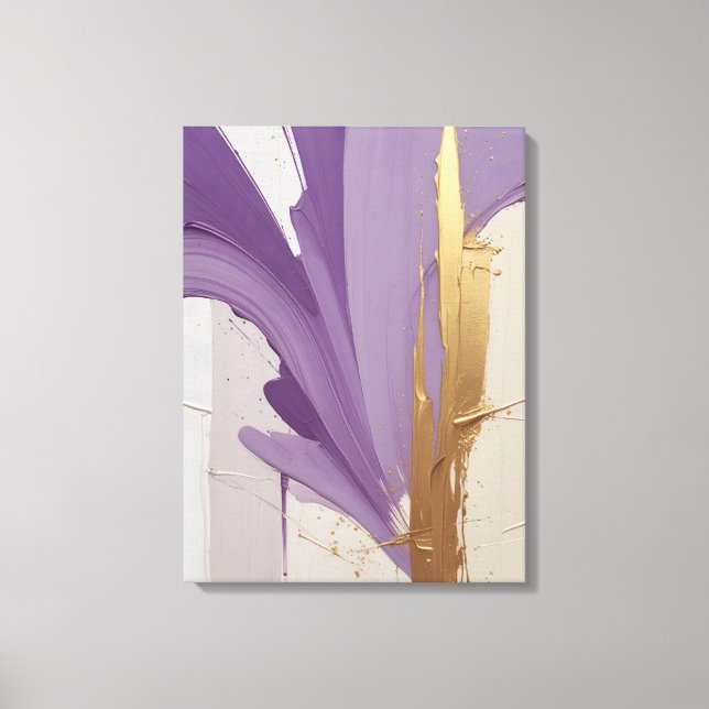 Modern Abstract Painting Canvas Print (Front)