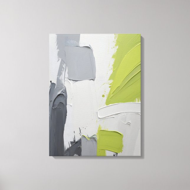 Modern Abstract Painting Canvas Print (Front)