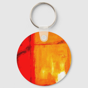 Modern Abstract Painting Keychain