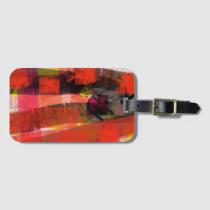 Modern Abstract Painting Luggage Tag