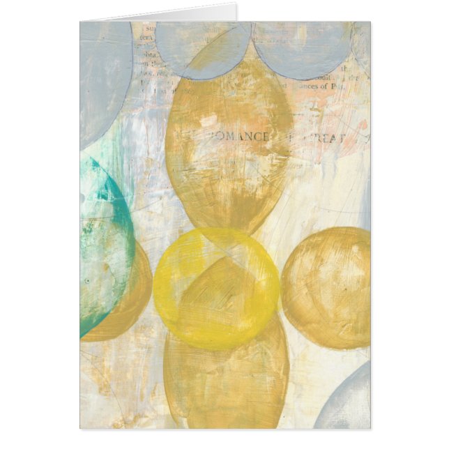 Modern Abstract Painting on Newsprint (Front)