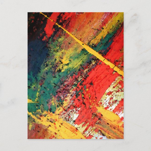 Modern Abstract Painting Postcard (Front)