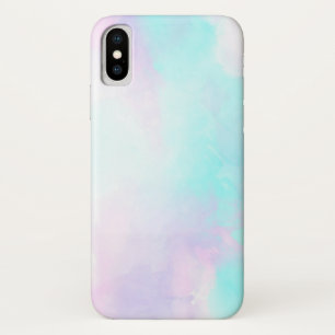 Modern Abstract Pastel Blue & Purple Watercolor Case-Mate iPhone Case