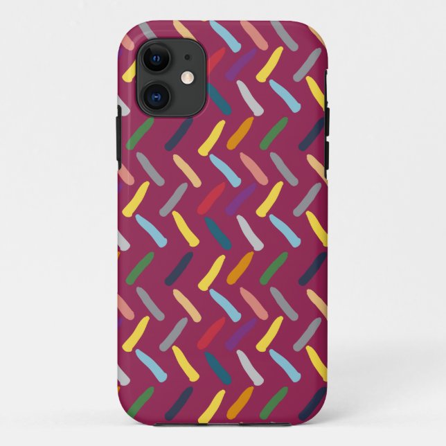 Modern Abstract Pattern Case-Mate iPhone Case (Back)