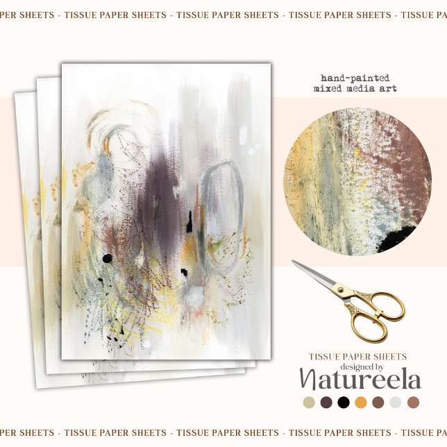 Modern Abstract Pattern Decoupage Tissue Paper (Creator Uploaded)