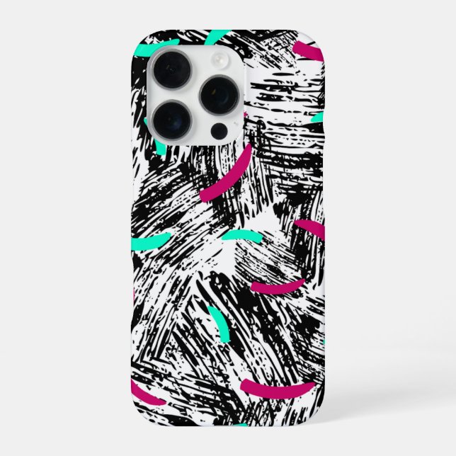 Modern Abstract pattern. iPhone Case (Back)