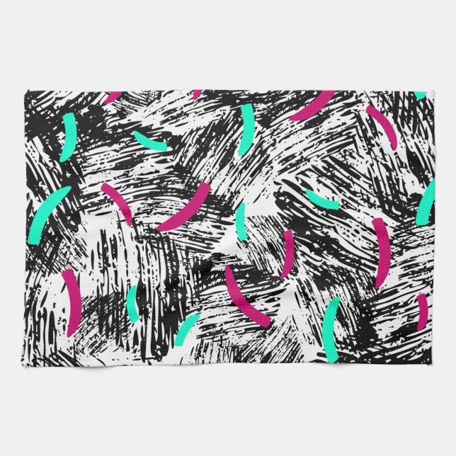Modern Abstract pattern. Kitchen Towel (Horizontal)
