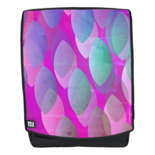 Modern Abstract Pattern Magenta Purple Pink Teal Backpack