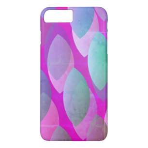 Modern Abstract Pattern   Magenta Purple Pink Teal Case-Mate iPhone Case