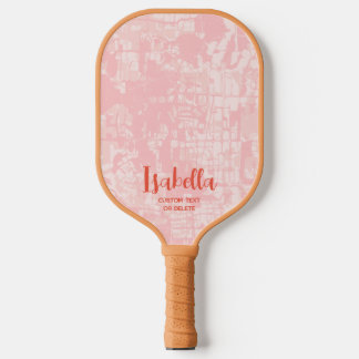 Modern Abstract Personalized Name Pickleball Paddl Pickleball Paddle