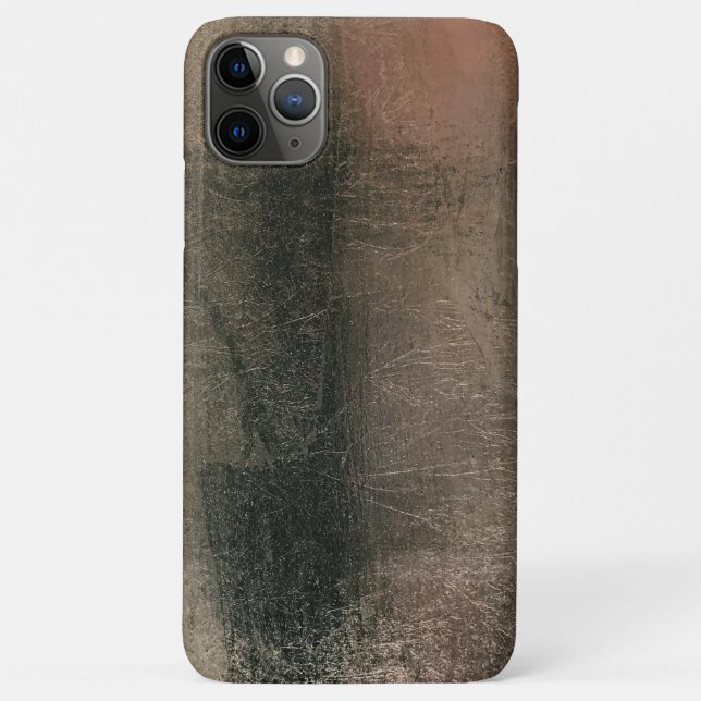 Modern Abstract Pink Black Gold Grunge Case-Mate iPhone Case (Back)