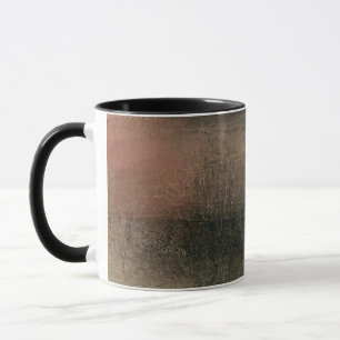 Modern Abstract Pink Black Gold Grunge Mug
