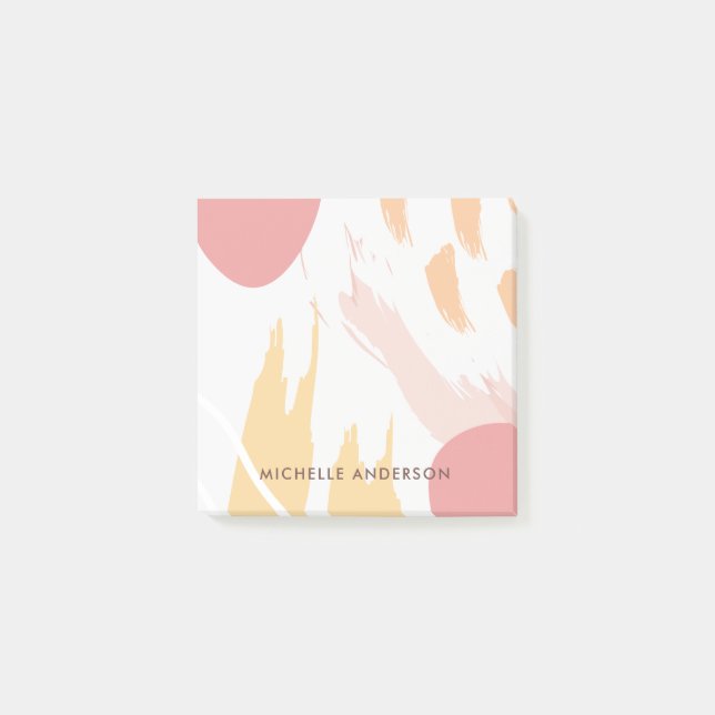 Modern Abstract Post-it Notes (Front)