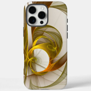 Modern Abstract Precious Metal Colours Fractal iPhone 16 Pro Max Case