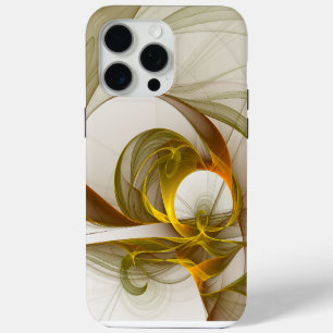 Modern Abstract Precious Metal Colours Fractal iPhone 15 Pro Max Case