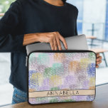 Modern Abstract print Laptop Sleeve<br><div class="desc">Protect your tech in style with this Modern Abstract Print Laptop Sleeve, designed for both functionality and flair. Featuring a contemporary abstract pattern with bold shapes and vibrant colours, this sleeve makes a statement while keeping your laptop secure. Crafted from durable, lightweight neoprene, it offers a snug, padded fit to...</div>