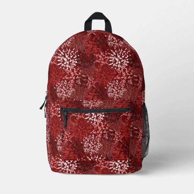 Modern Abstract Printed Backpack (Front)