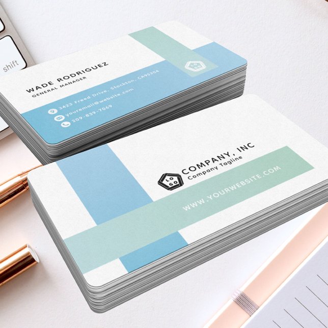 Modern Abstract Professional Logo Generic  Business Card (Creator Uploaded)
