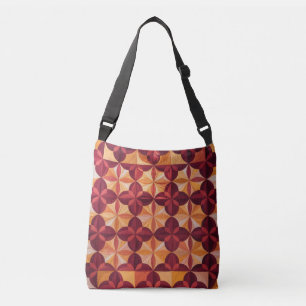 Modern Abstract Quilt,Crossbody Bags Interlocking 