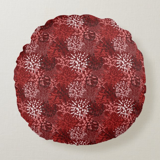 Modern Abstract Round Pillow (Front)