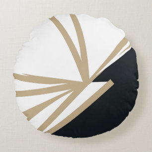 Modern Abstract Round Pillow