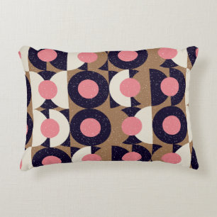 Modern abstract seamless geometric pattern with se accent pillow