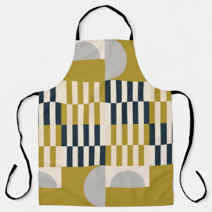 Modern abstract seamless geometric pattern with se apron