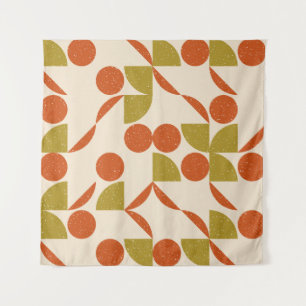 Modern abstract seamless geometric pattern with se tapestry