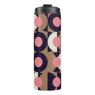 Modern abstract seamless geometric pattern with se thermal tumbler
