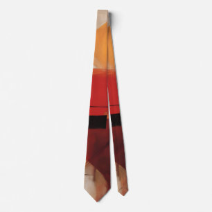 Modern Abstract Shapes Painting Colourful Art Tie