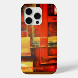Modern Abstract Shapes Painting  iPhone 15 Pro Case
