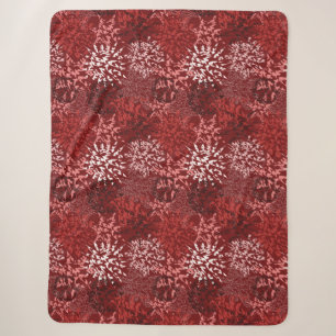 Modern Abstract Sherpa Blanket