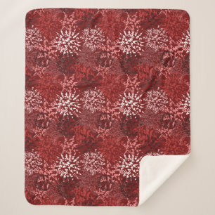 Modern Abstract Sherpa Blanket