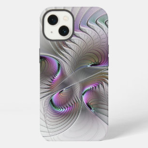 Modern Abstract Shy Fantasy Figure Fractal Art iPhone 13 Case