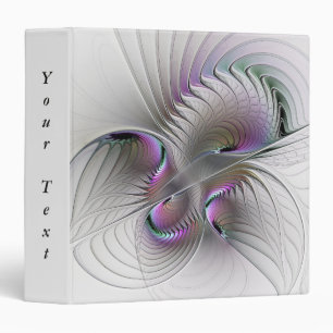 Modern Abstract Shy Fantasy Figure Fractal Text Binder