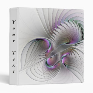 Modern Abstract Shy Fantasy Figure Fractal Text Binder